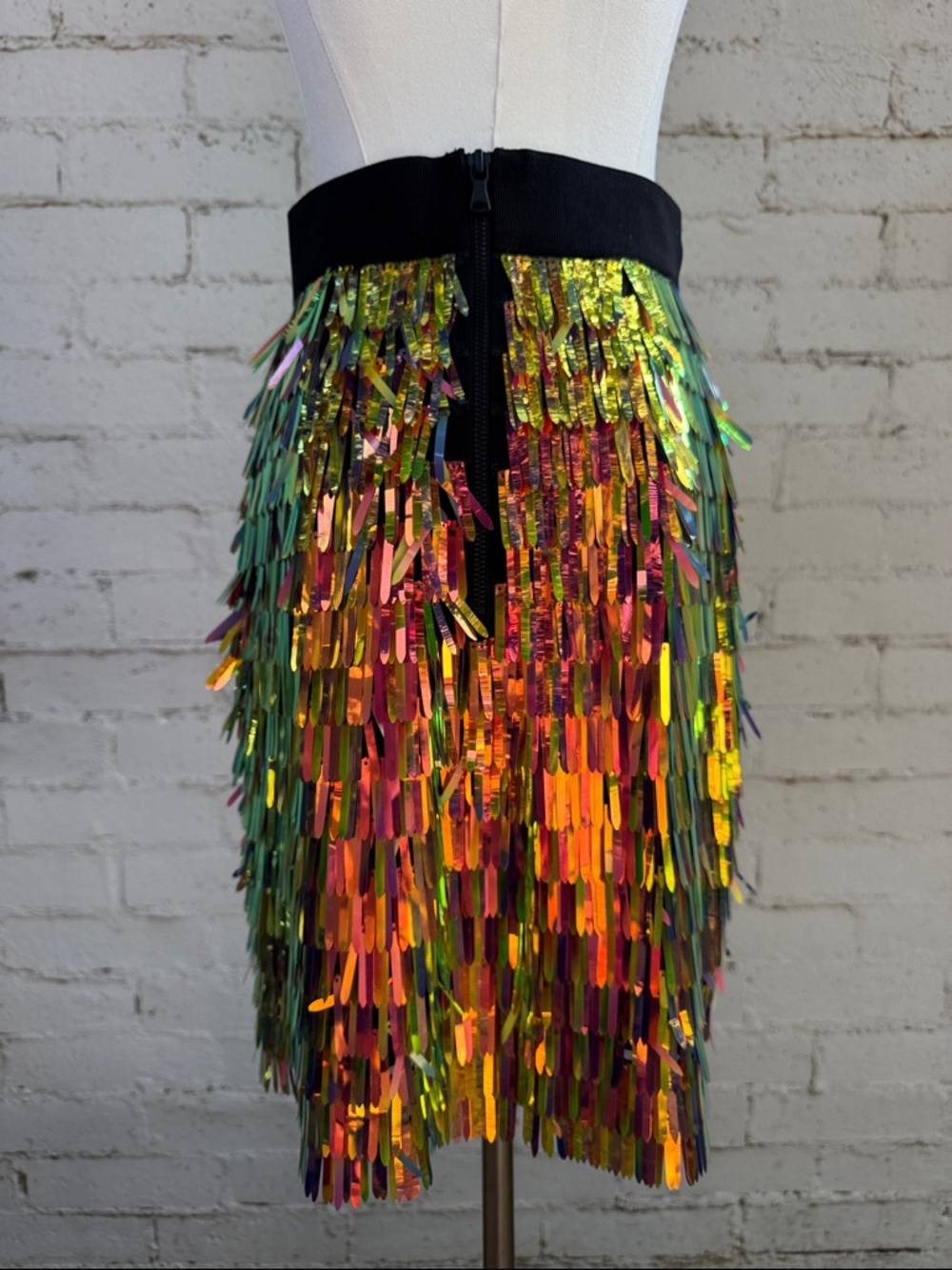 Milly Matchstick Sequin Pencil Skirt Size 2 (estimated) - Picture 7 of 16
